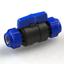 Кран шаровой обжим - обжим 20 - 20 ПЭ PN16 SPEKTR